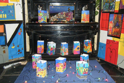 Laternenausstellung 2010 - Klasse 3a