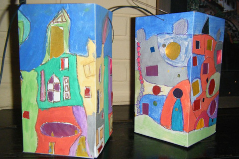 Laternenausstellung 2010 - Klasse 3a