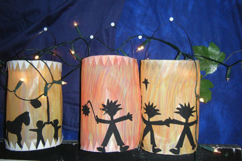 Laternenausstellung 2010 - Klasse 4b