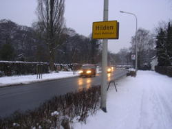 Ortschild Winter