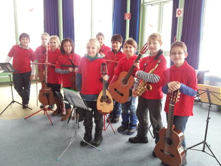Besuch der Musikklasse 1 Besuch der Musikklasse 1