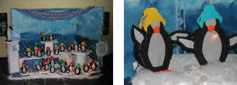 Laternenausstellung - 2c: Pinguine