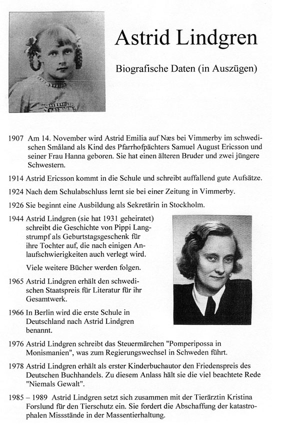 Biografische Daten