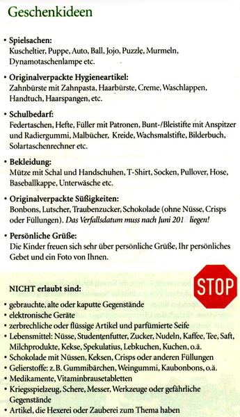 Weihnachten im Schuhkarton 1
