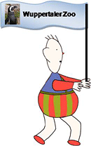 Willi mit Zooschild