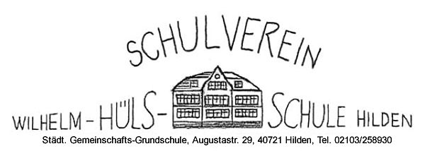 Schulverein Wilhelm-H&uuml;ls-Schule Hilden, St&auml;dt. Gemeinschafts-Grundschule, Augustastr. 29, 40721 Hilden Tel. 02103/258930