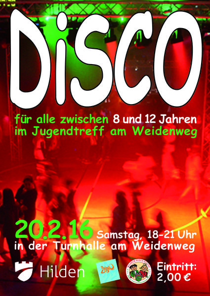 KINDER DISCO-2-PLAKAT