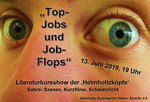 Plakat 'Top-Jobs und Job-Flops' Literaturkursshow HGH