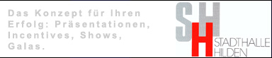 Externer Link: Logo - Stadthalle Hilden