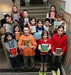 Gruppenfoto Vorlesewettbewerb