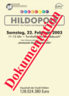 Dokumentation zum B&uuml;rgerhaushalt 2003