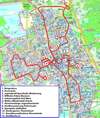 Wegeplan der Haushaltstour