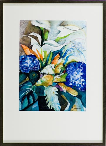 Hortensien mit Calla