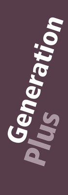 Fahne mit Generation Plus-Logo