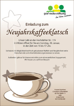 Einladung zum Neujahrskaffeeklatsch